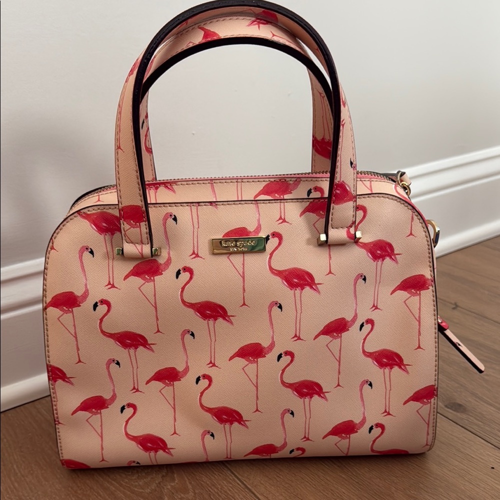Kate Spade Pink Flamingo Print Women's Bag